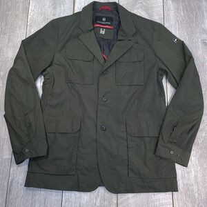 Victorinox Jacket Mens 42 Performance Travel Blazer Green Sport Coat Field